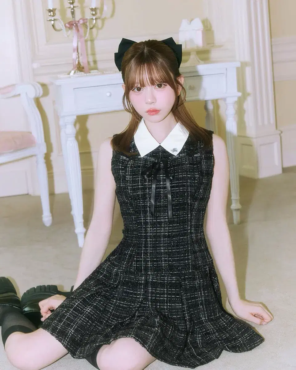 Mmeeme Ribbon strap bijou line mule 블랙 | 브랜드 중고거래 플랫폼